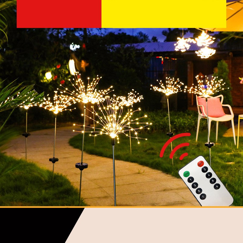 Ground-Inserted Firework Lights Christmas Outdoor LED