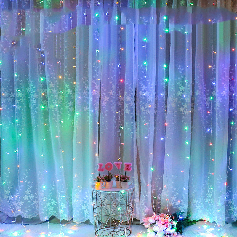 Voltage Curtain Light 3x3 Meters 300 Lights Icicle Light Solar