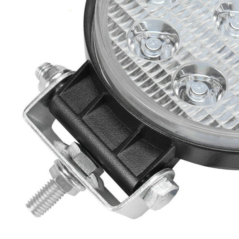 Car LED Work Light Mini Round 9 Lights 27W Auxiliary Light