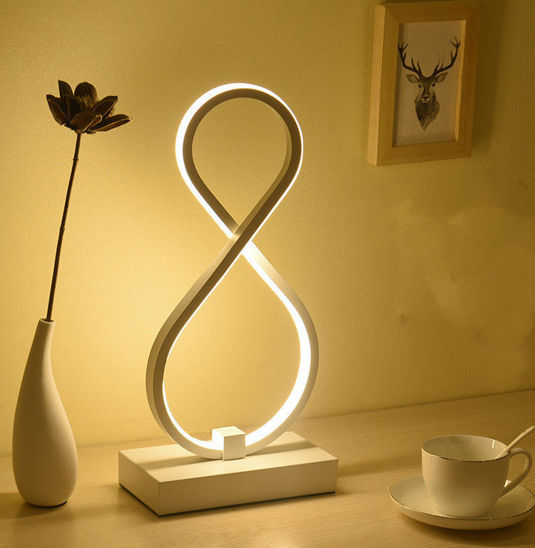 Simple Nordic Bedroom Bedside Table Lamp