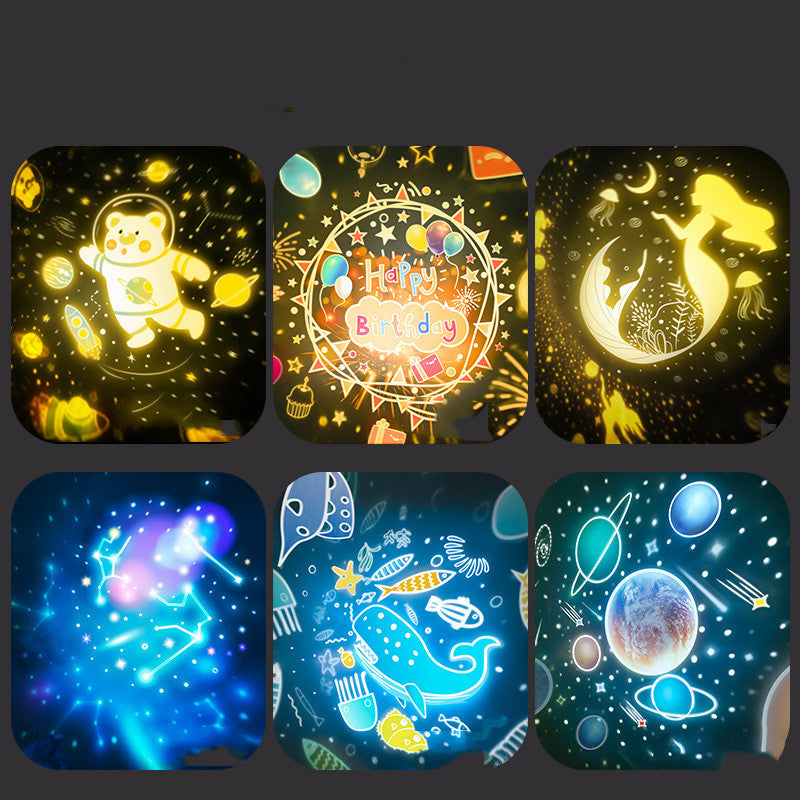 Rotatable Star Projector Light Colorful Music LED Night Lights