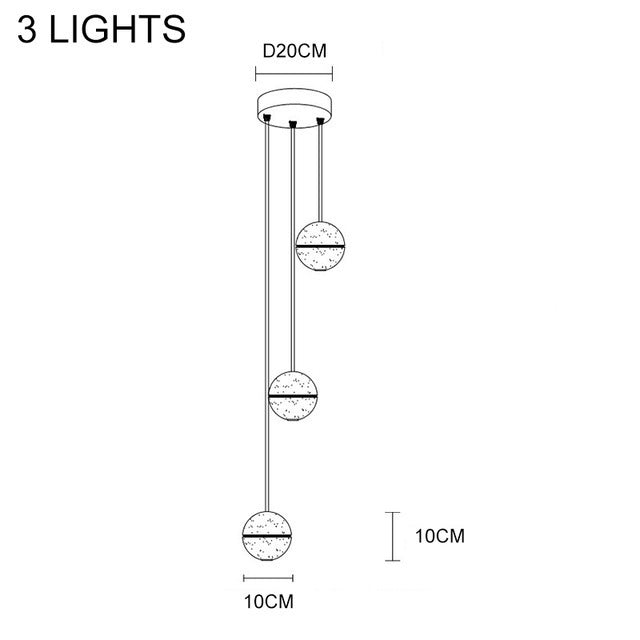 Duplex Building Meteor Shower Spherical Light