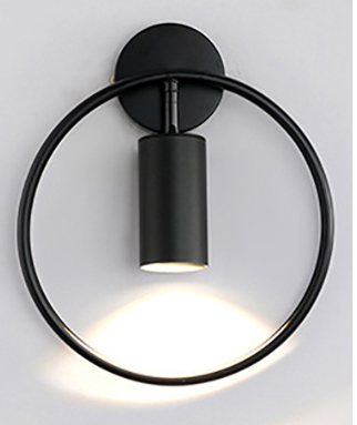 Nordic Minimalist Ring Wall Lamp Post-Modern Bedroom  Spotlight