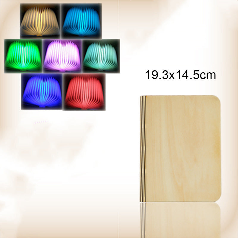 Creative Folding Book Light Rechargeable Led Night Light