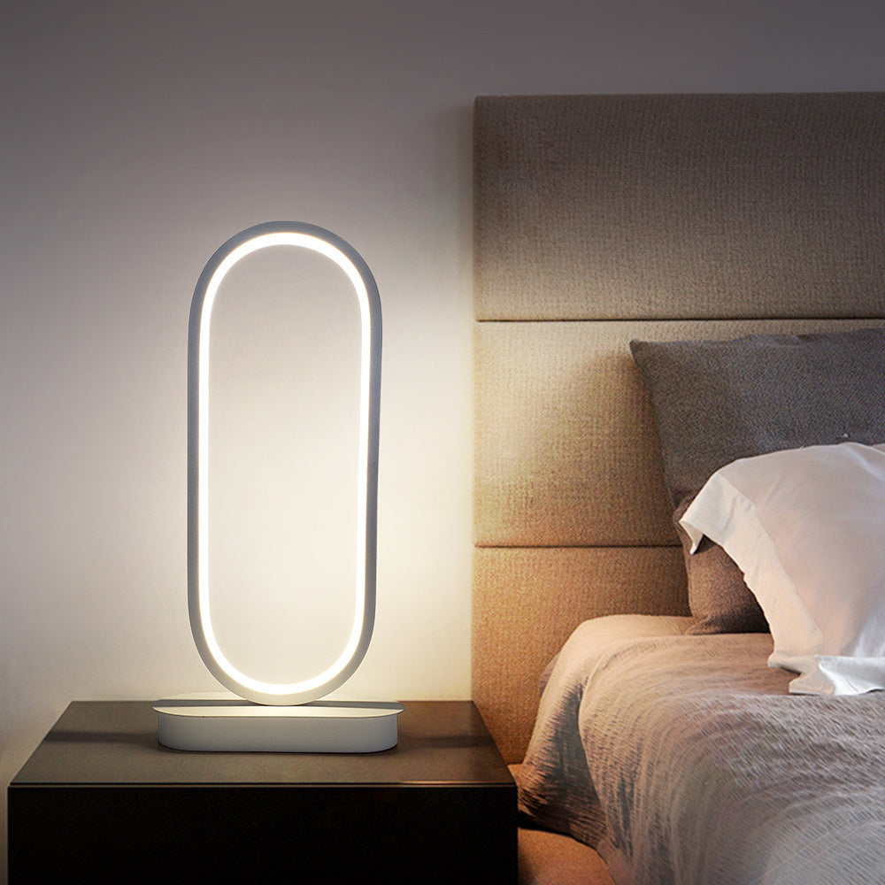 Oval Table Lamp Led Simple Warm White Romantic