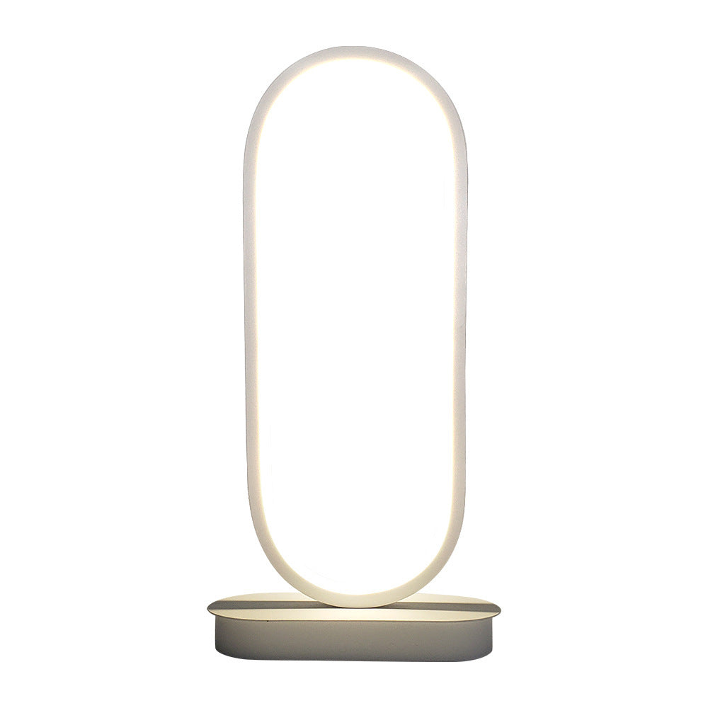 Oval Table Lamp Led Simple Warm White Romantic