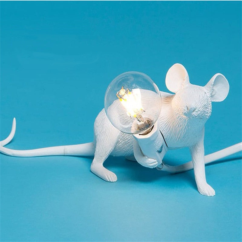 Nordic Creative Mini Animal Mouse Lamp Living Room Dining Room