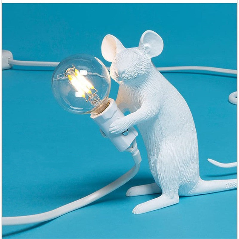 Nordic Creative Mini Animal Mouse Lamp Living Room Dining Room