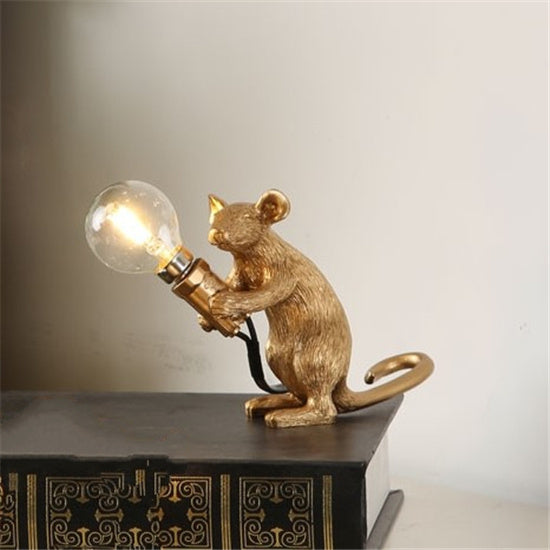 Nordic Creative Mini Animal Mouse Lamp Living Room Dining Room