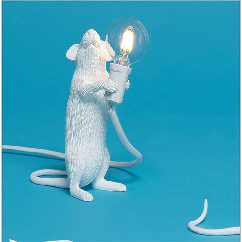 Nordic Creative Mini Animal Mouse Lamp Living Room Dining Room