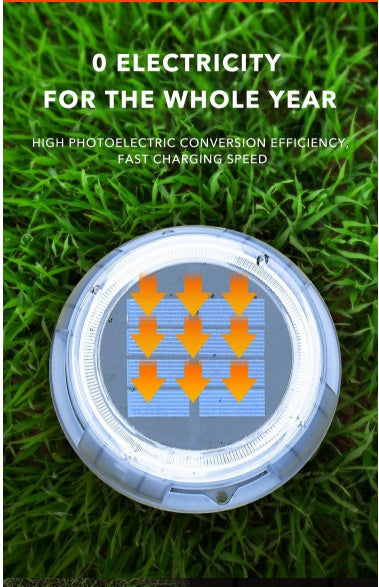 8Led Solar LED Light Outdoor Lawn Lamp Garden Light