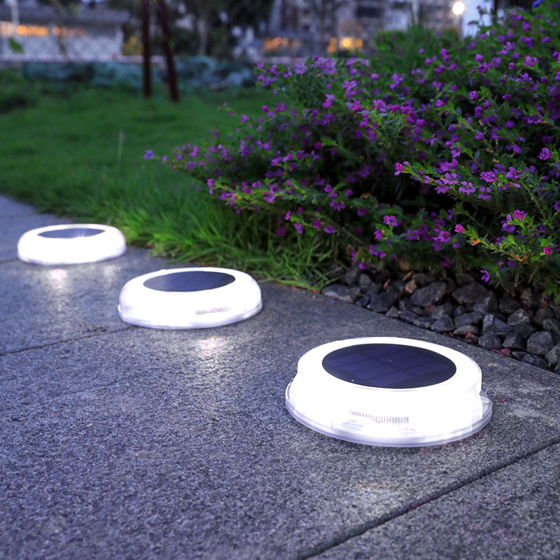 8Led Solar LED Light Outdoor Lawn Lamp Garden Light