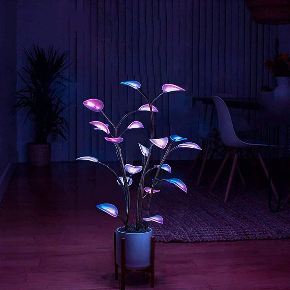 Plant Lamp LED Night Lights Artificial Houseplant Bonsai Plant Lamps