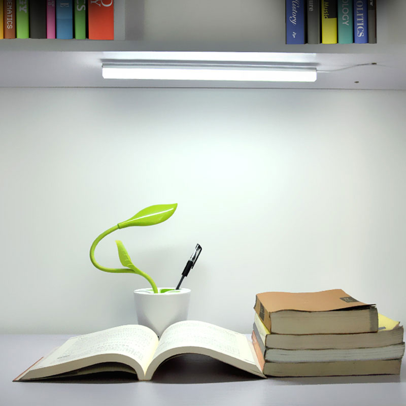 Three-color With Switch USB Hard Light Bar Bookcase Light Book Light Reading Light