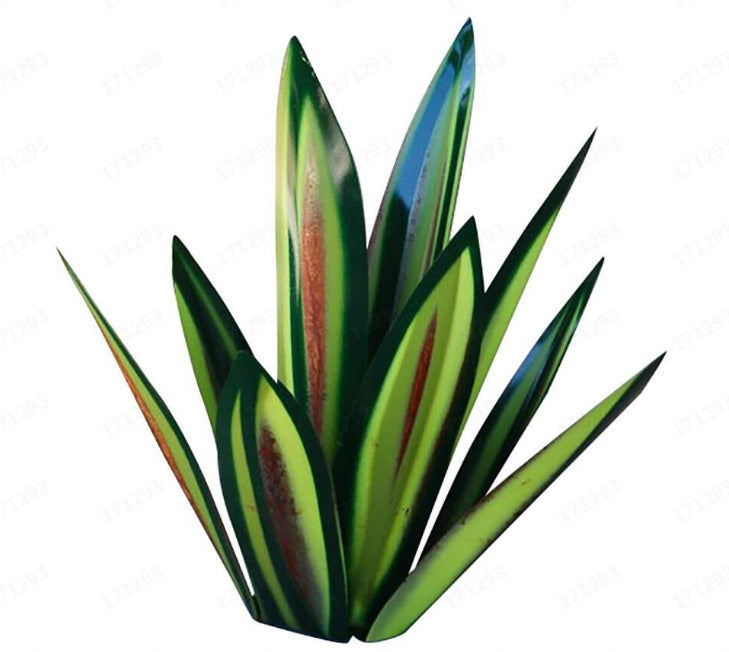 DIY Metal Art 9 Leaves Tequila Rustic Sculpture Rust Garden