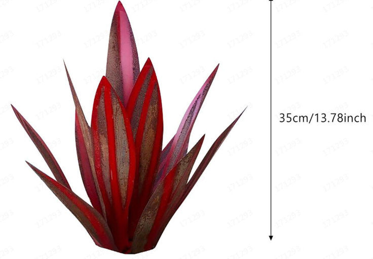 DIY Metal Art 9 Leaves Tequila Rustic Sculpture Rust Garden