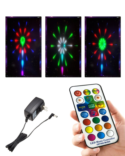 Low-Voltage Ambilight Color Lightwave Drum Fireworks Sound Control Lights