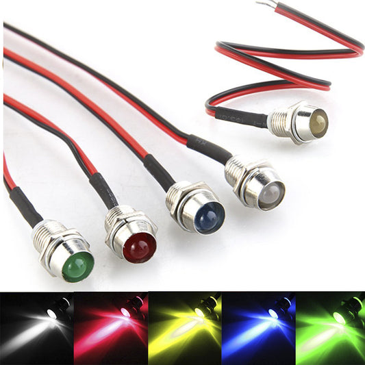 LED 5MM 5-12V With Wire Light-emitting Diode With Wire Lamp Beads