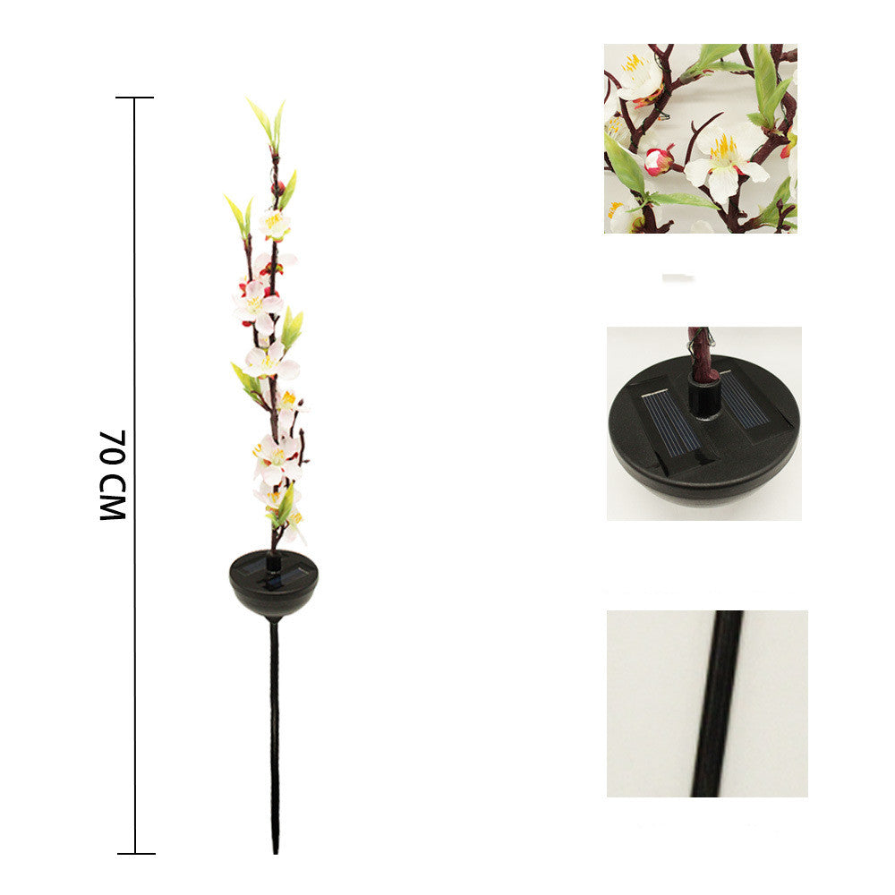 Solar Ground-Inserted Cherry Firework String Outdoor Waterproof