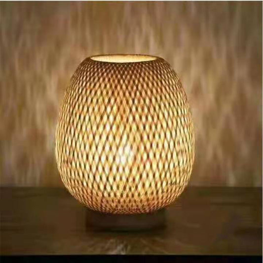 Bamboo Strip Weaving Simple Net Celebrity Lamp