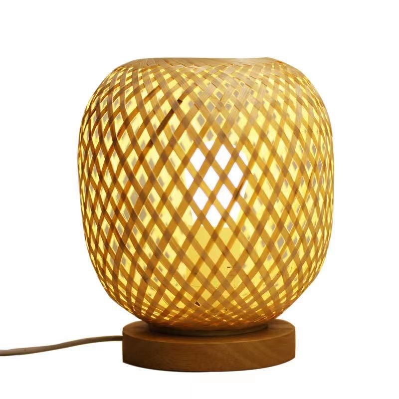 Bamboo Strip Weaving Simple Net Celebrity Lamp