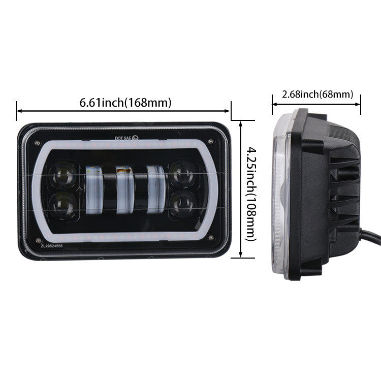 With High Beam Low Beam, Day-travel Steering LED Lights, Off-road Headlights