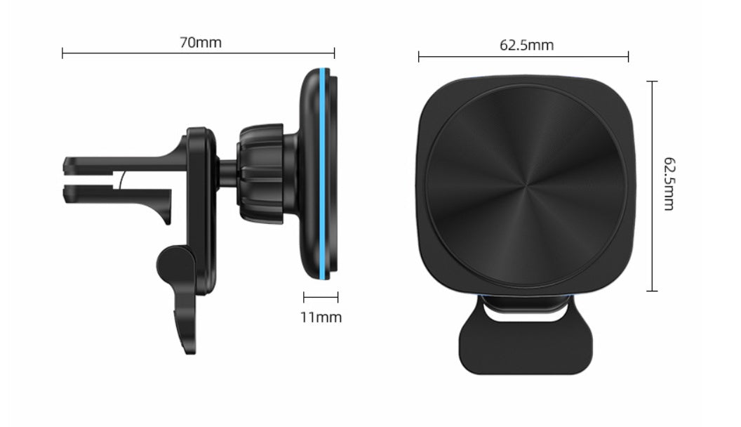 Popular RGB Color Lights Car Magnetic Wireless Charger