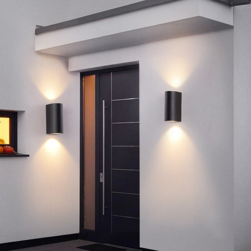 Villa outdoor balcony aisle LED waterproof wall lamp