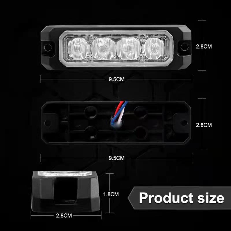 5-wire Synchronization Function Truck Side Warning Light