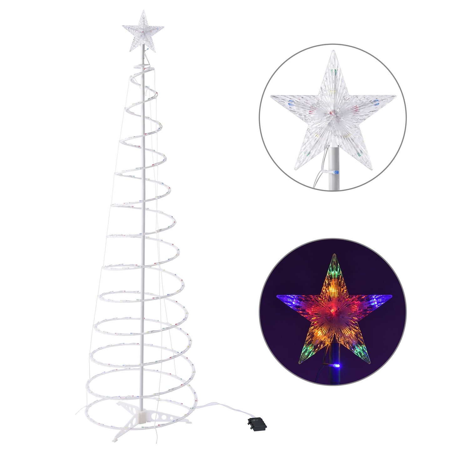 New Style LED Spiral Christmas Tree Light Christmas Spiral Tree