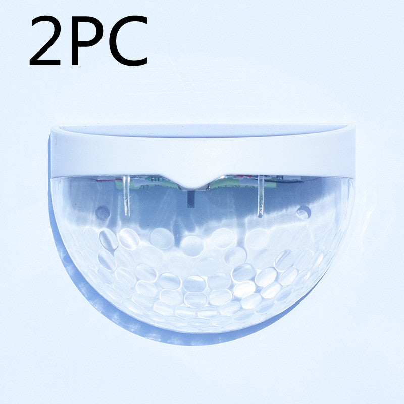 Solar Light Outdoor Waterproof Semicircular Fence Lamp Water Drop