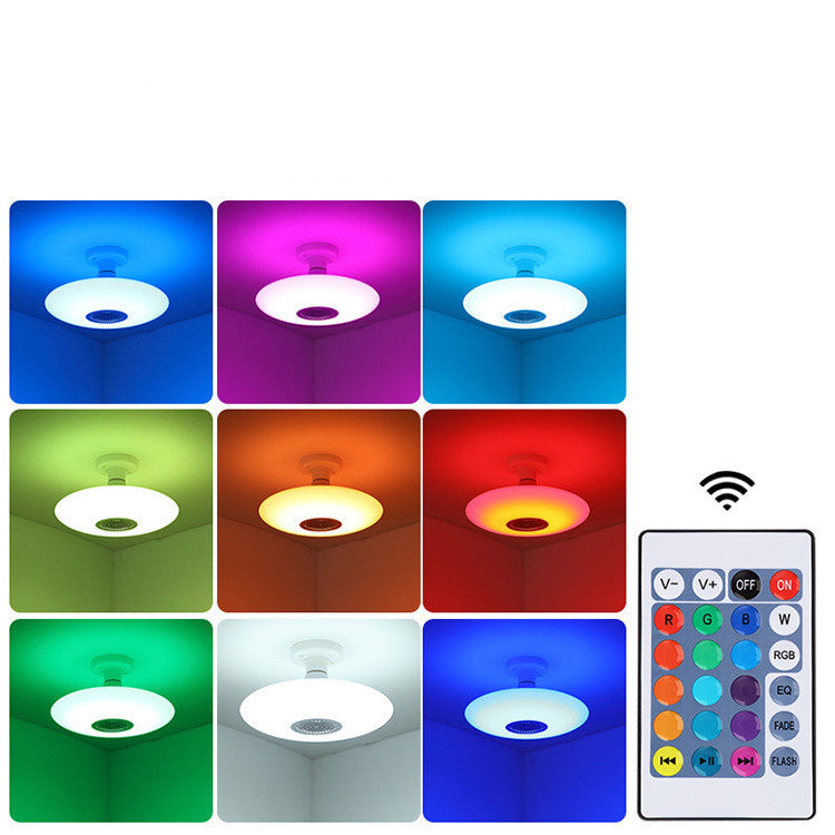 Colorful Bluetooth Flying Saucer Audio Light