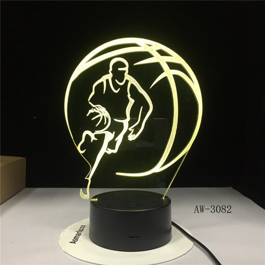 Colorful 3D night light