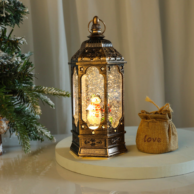 Christmas Luminous Oil Lamp With Music