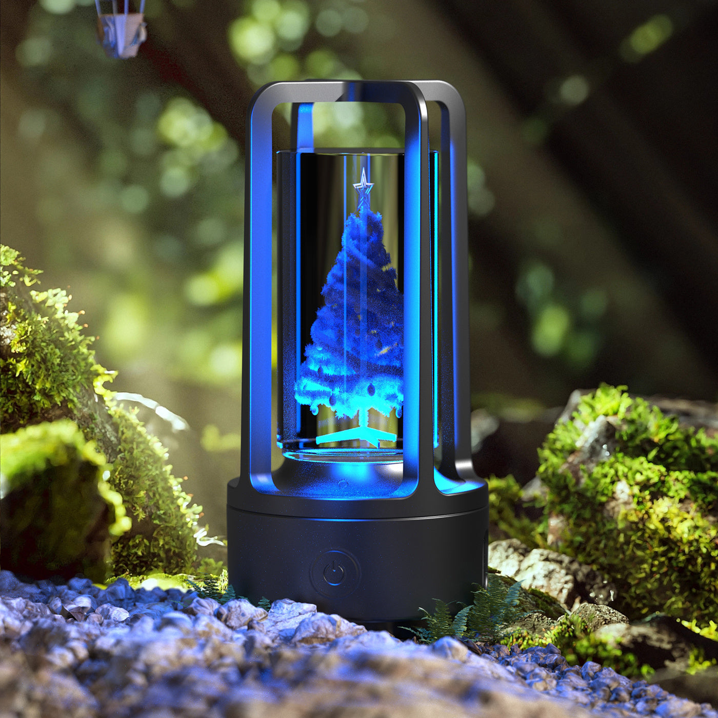 Creative 2 In 1 Audio Acrylic Crystal Lamp And Bluetooth Speaker