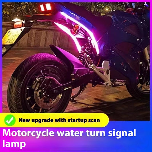 Motorcycle Running Water Steering Modification Ambience Light