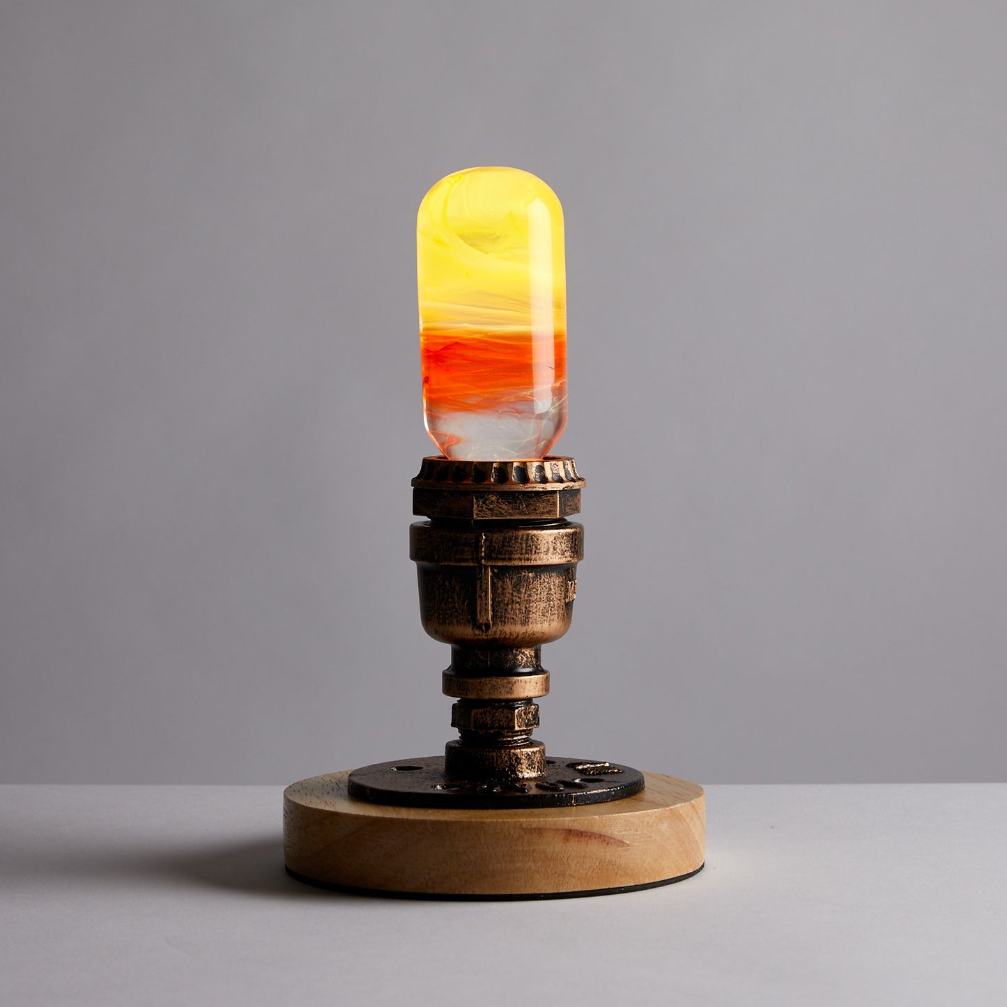 EP LIGHT FLAME LED Bulb Table Lamp, Vintage Style