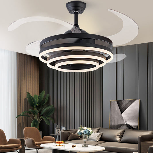 Household Living Room Bedroom Lights With Electric Fans And Chandeliers