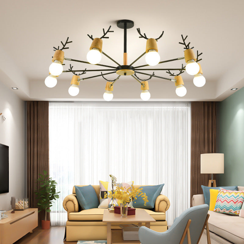 Modern Minimalist Ceiling Lamp Nordic Creative Antler Lamp