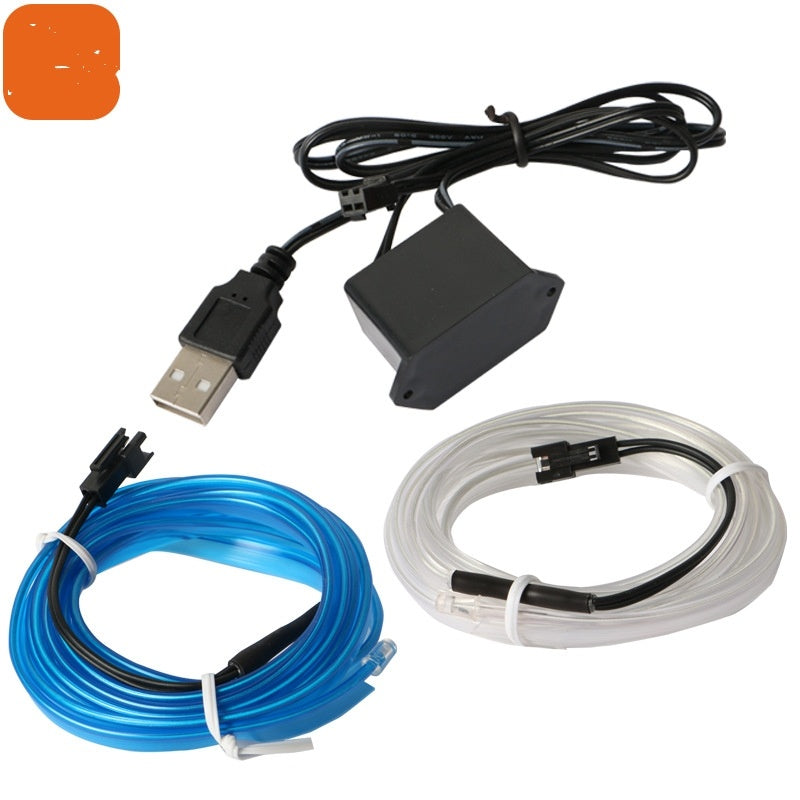 El Cold Light Set USB Drive Car Led EL Wire