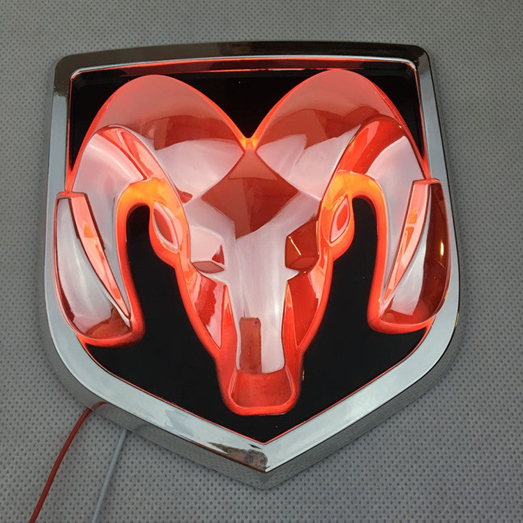 LED Luminous With Light Modified Ram Tail Head Logo