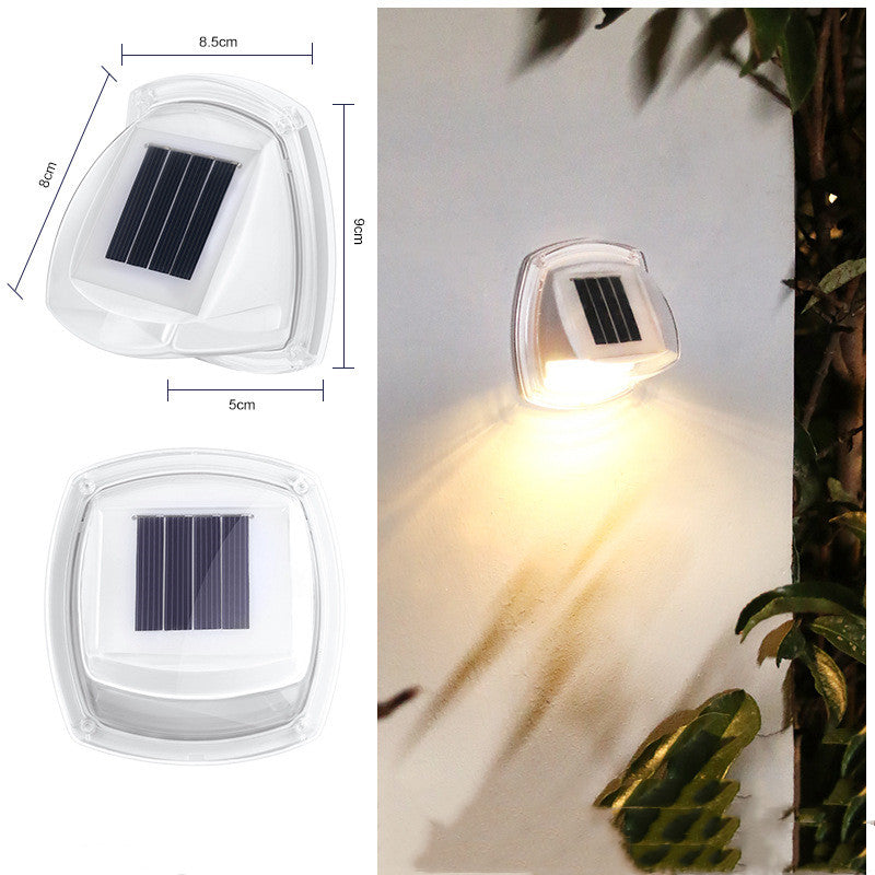 Outdoor Solar Courtyard Small Wall Lamp Garden Waterproof