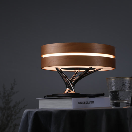 Round Intelligent Music Bluetooth Speaker Bed Lamp