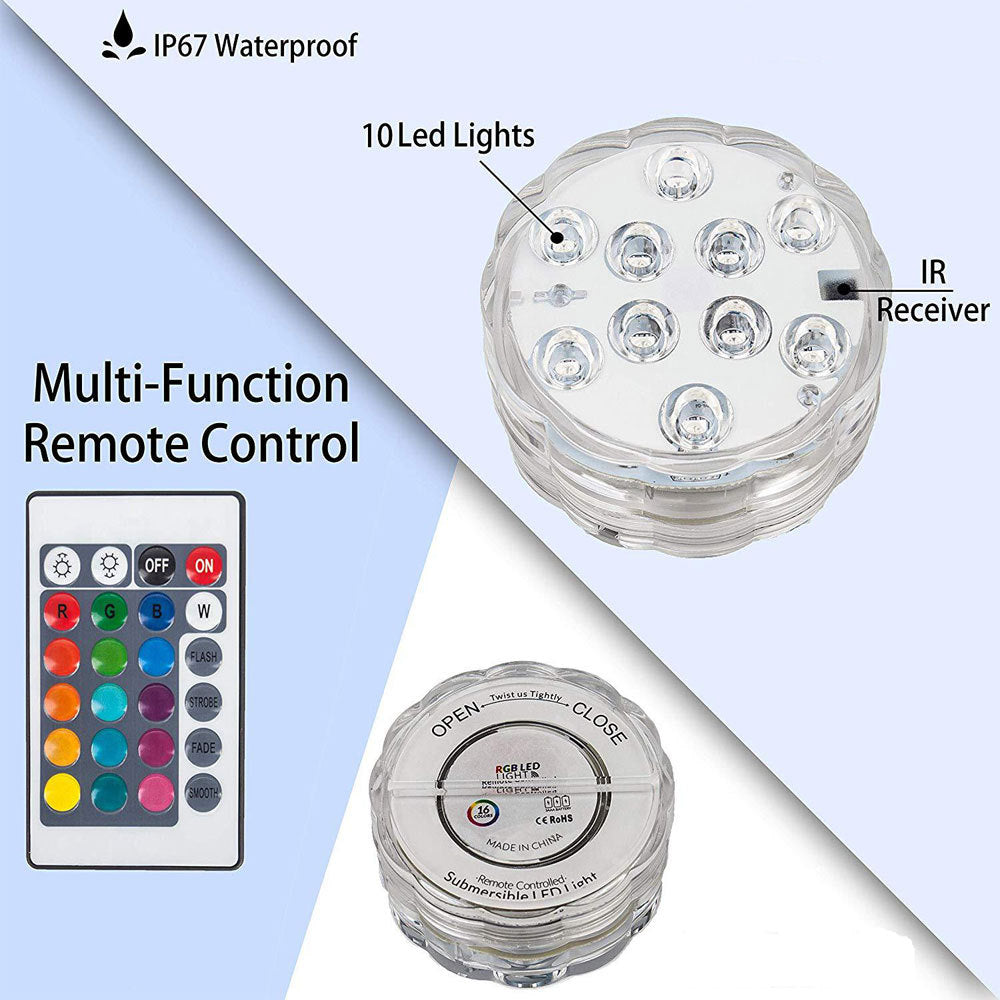 Highlight remote control water tank lamp