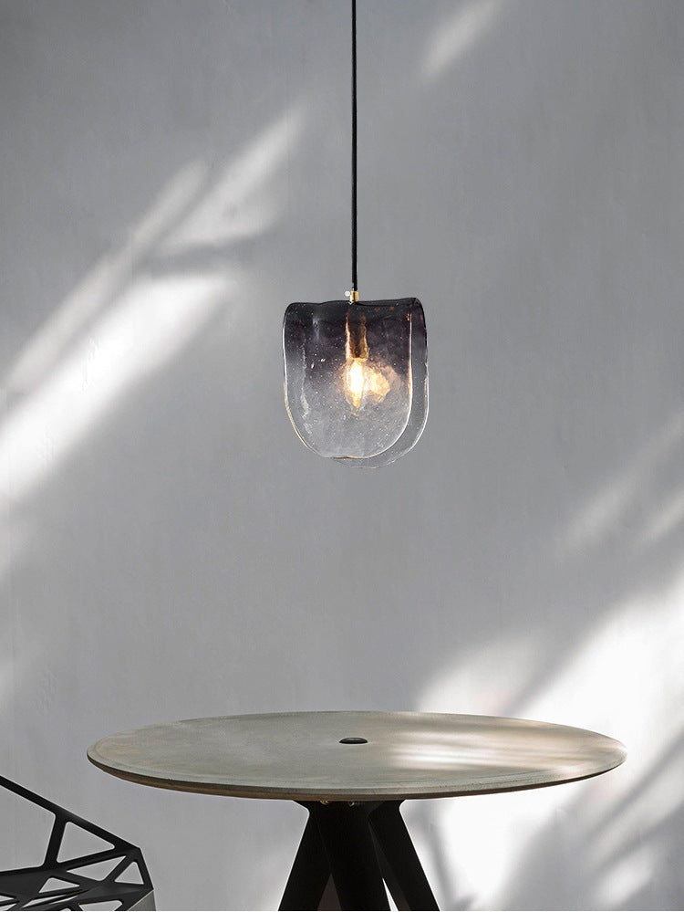 Gradient Ashtray Glass Minimalist Pendant Light