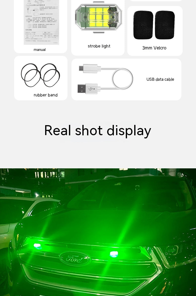 Waterproof Remote Control Motorcycle Flashing Lights