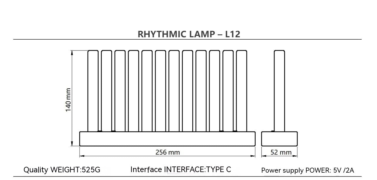 Rhythmic Rhythmic Tube Lamp Level Pickupp
