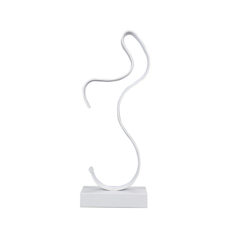 Postmodern Minimalist Shaped Table Lamp