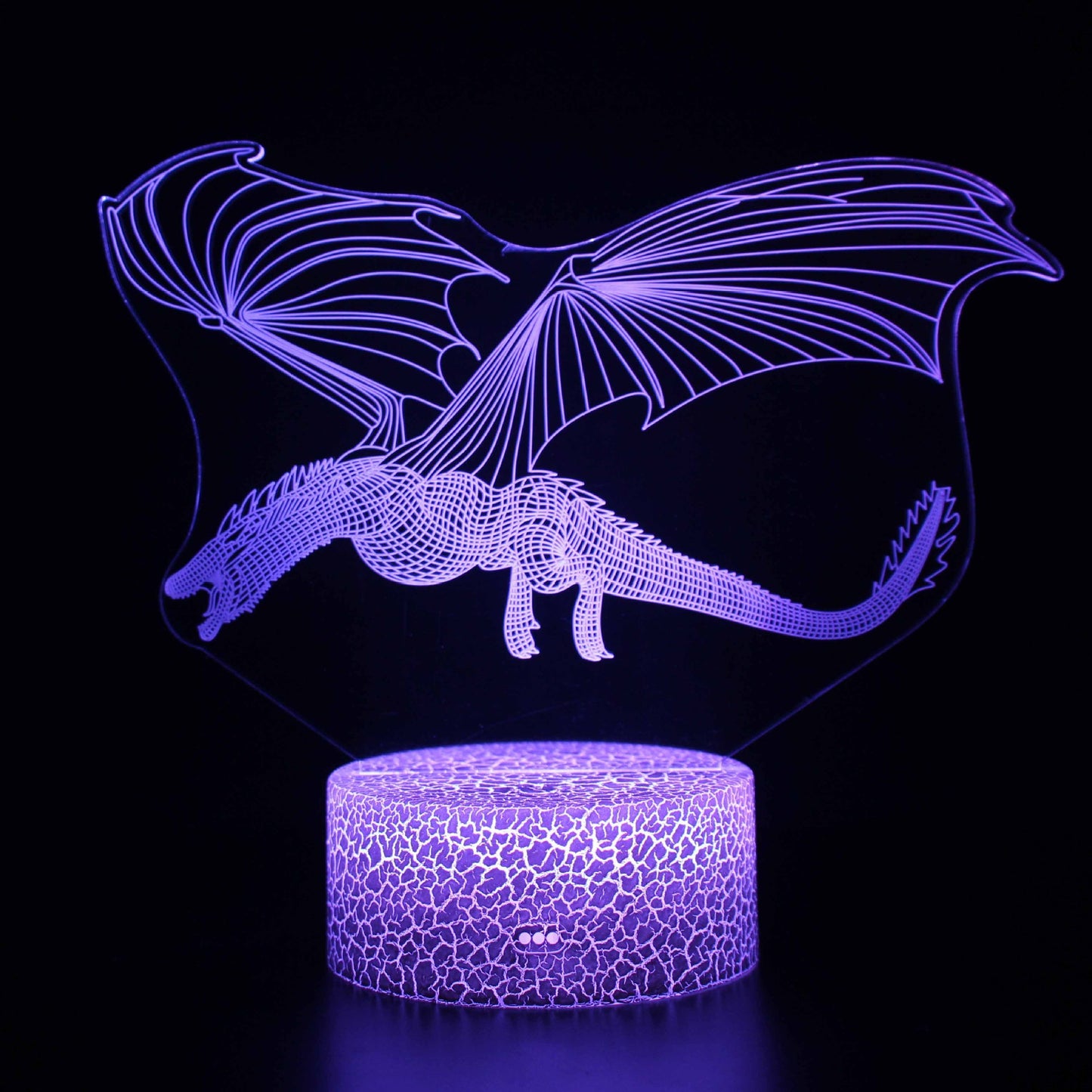 Dinosaur series 3D night light led touch light