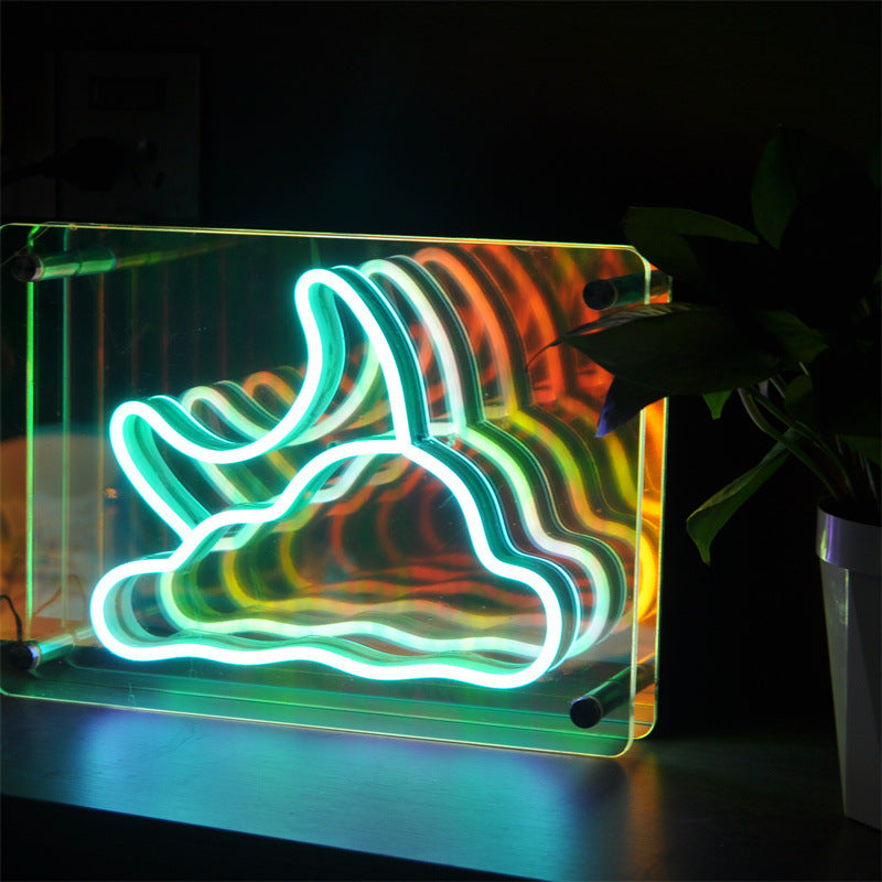 Colorful Multi-layer Mirror Atmosphere Night Light